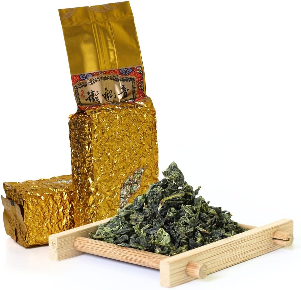 GOARTEA Tie Guan Yin Oolong Tea - 4Pcs 250g / Total 35.2oz Nonpareil Supreme Grade - Anxi Tieguanyin Chinese Oolong Loose Leaf - High Mountain Fujian Iron Goddess