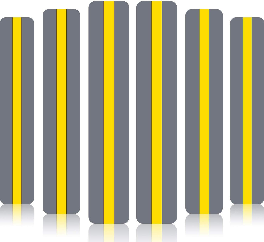 18 Pack Reading Guide Strips Colored Overlay Highlight Bookmarks Reading Strips Help with Dyslexia for Crystal Children and Teacher Supply (Yellow)