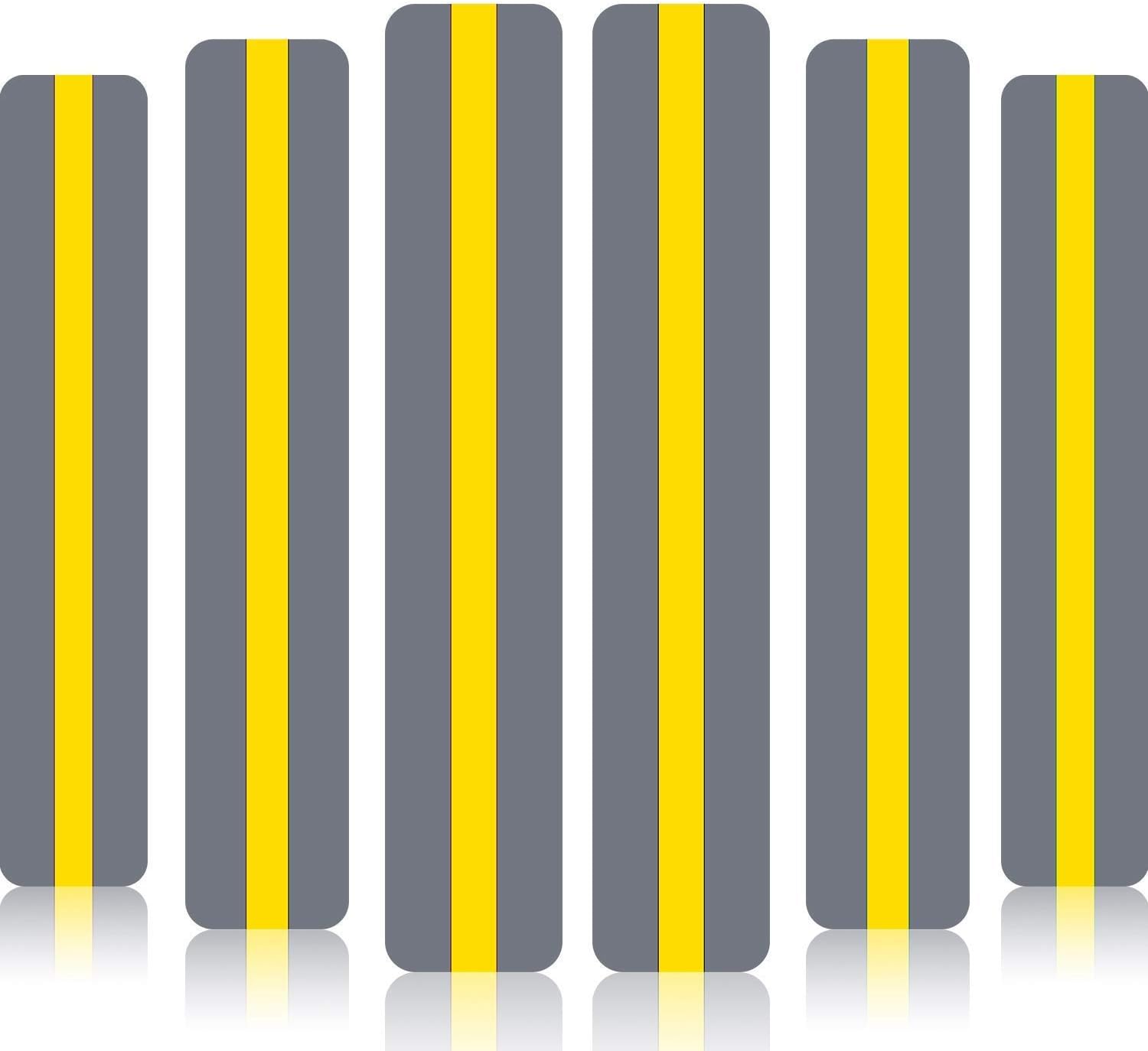 18 Pack Reading Guide Strips Colored Overlay Highlight Bookmarks Reading Strips Help with Dyslexia for Crystal Children and Teacher Supply (Yellow)