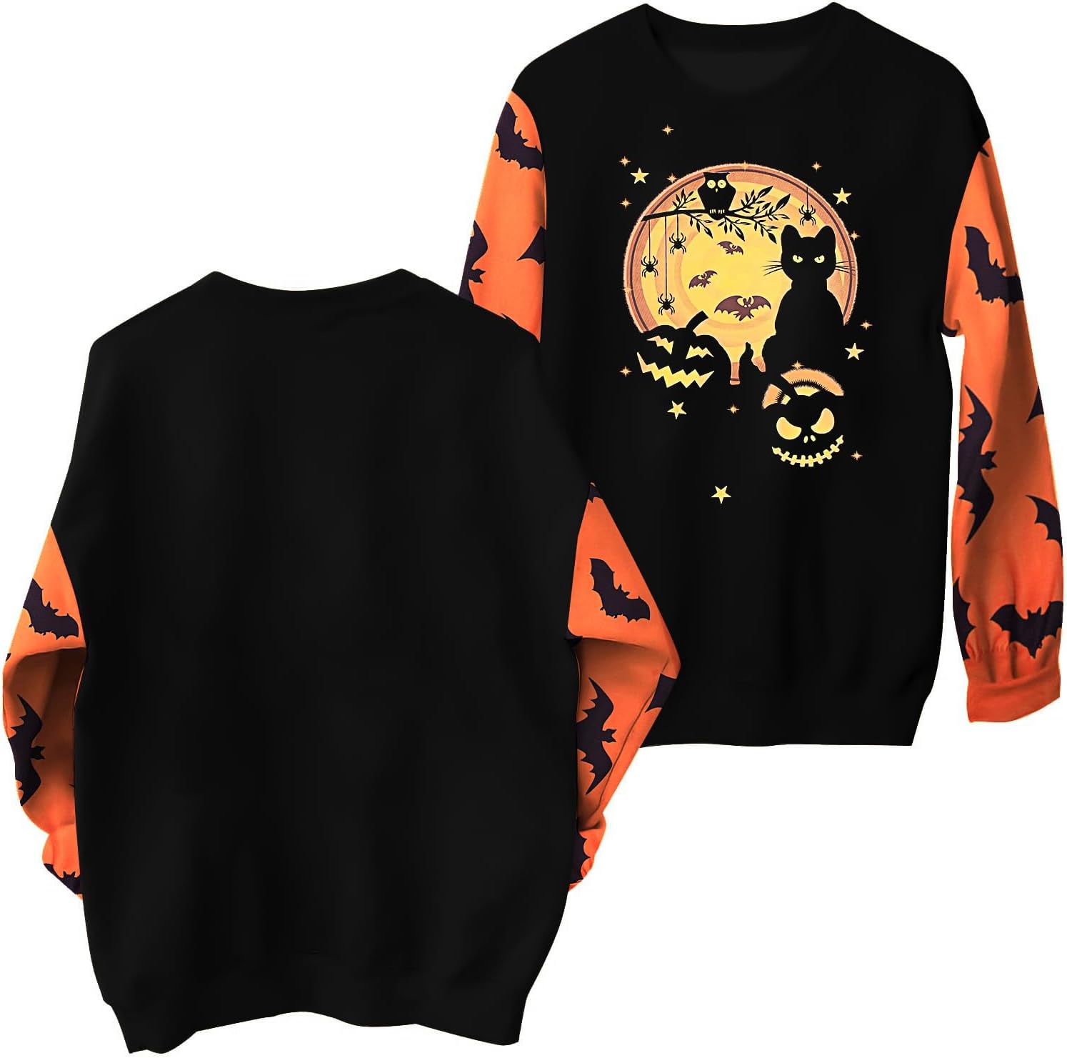 FRYAID Halloween Sweatshirt Women Cute In My Spooky Season Era Ghost Graphic Shirt Halloween Sweater Long Sleeve Pullover Top