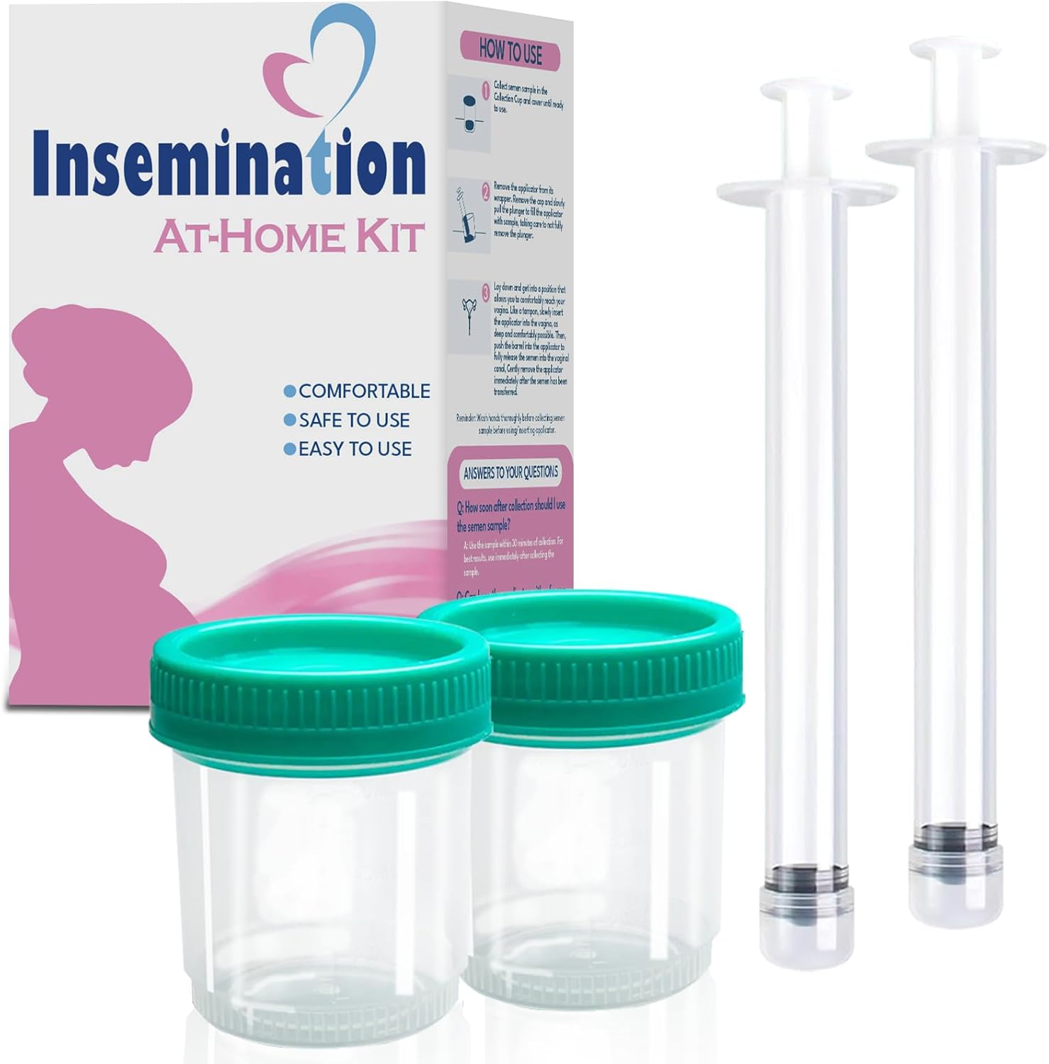 at-Home Insemination Kit – Sterile Design for Comfort, Developed with Specialists for Family Planning and Pregnancy Support