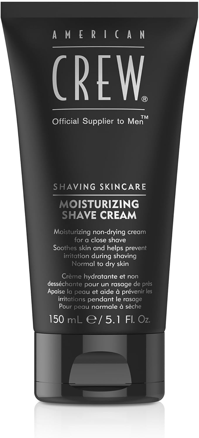 American Crew Shave Cream for Men, Moisturizing Shave Cream, 5.1 Fl Oz