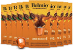 Belmio Lungo Delicato Espresso Coffee Pods – Light Roast – Mild & Aromatic - Nespresso Original Line Compatible – 10 Count (Pack of 10)