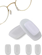 Sports Vision Optical Premium Grade Soft Silicone - Rectangle Shaped Slide/Push-in Nose Pads - Rectangle Nose pad