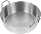 IMIKEYA Double Ear Snack Serving Bowl Stainless Steel Dipping Dish for Sauces Fruits Ice Cream Versatile Tableware for Kitchen Use