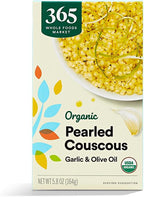 365 by Whole Foods Market, Organic Pearled Couscous Garlic Olive Oil, 5.8 Ounce