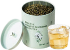 Chayan Jasmine Blossom Green Tea Loose Leaf, Premium Loose Leaf Jasmine Green Tea, Scented with Jasmine Blossoms, Pleasant Aroma and Tonic Effect, Hot or Iced Brew, 1.76oz (50g) Tin