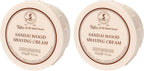 Taylor of Old Bond Street Sandalwood Fragrance Shaving Cream Bowl 150g (2-Pack) – Rich Lather for Traditional Shaving