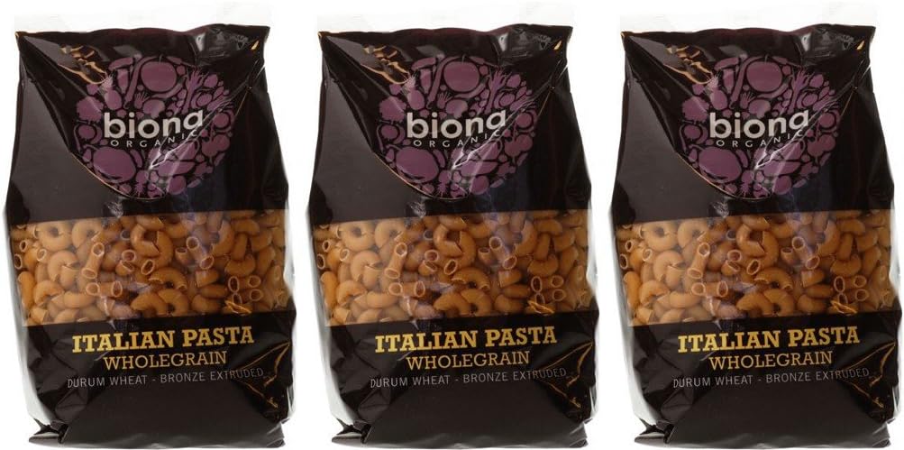 Biona Org Wholewheat Macaroni 500G Bundle Pack Of 3