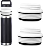 2PCS Bottle Adapters with Sealings for Yeti to Cirkul, Cirkul Tumbler Adapter, BPA Free Plastic, Leak Proof, Food Grade Silicone, Yeti Rambler Fits 12, 18, 26, 36, 46, 64 oz Yeti Water Bottles