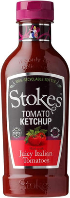 Stokes Real Tomato Ketchup Squeezy | 485g | Premium Sun-Ripened Tomato Condiment