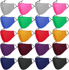 Washable Reusable Cloth Face Masks for Women Men 20 Pack
