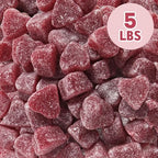 Valentine Gummy Cinnamon Jelly Hearts Candy, 5lb Pack of Valentine's Day Candy Bulk, Ideal Valentine’s Day Gummy Candy for Parties, Classroom Exchanges and Gift Bags, Perfect for Sharing with Loved Ones