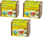 Organic Flax Seed Bread, 17.6 oz, pack of 3