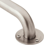 Moen R7424 Bathroom Safety 24-Inch Stainless Steel Bathroom Grab Bar with Exposed Screws, Stainless