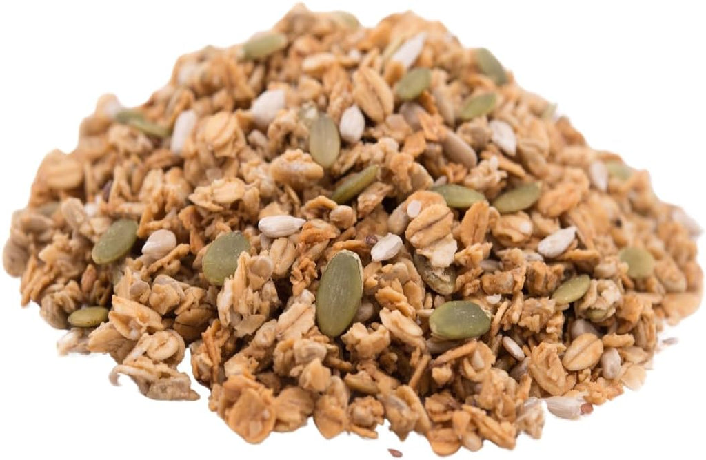 Gerbs Super 5 Seed Granola, 2 LBS - Top 14 Food Allergy Free & Non GMO - Keto Safe &Unsulfured - Pumpkin, Sunflower, Chia, Hemp, Flax Seeds
