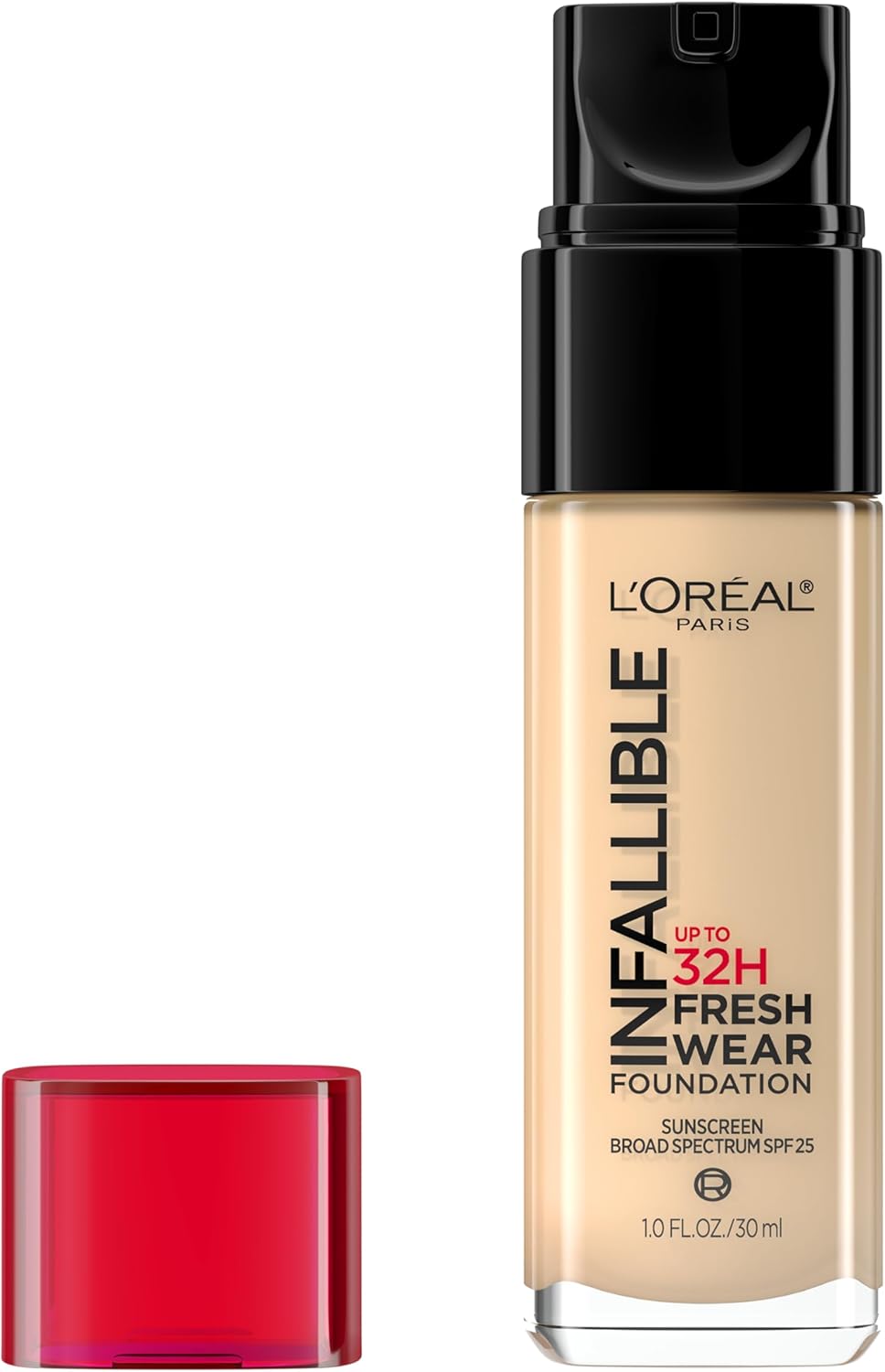L'Oreal Paris Makeup Infallible Up to 32 Hour Fresh Wear Lightweight Foundation, 420 True Beige, 1 Fl Oz, Packaging May Vary