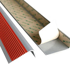 Doorway Uneven Floor Transition Strip, Rubber Floor Transition Strip Edge Trim for Entry, Lightweight T-Molding Threshold Strips, Wood to Carpet Thresholds Reducer, Easy to Install