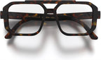 LONDON MOLE® Huntsville reading glasses | Cool square shaped readers | Men’s Women’s Unisex | Spring hinges