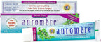 Auromere Ayurvedic Herbal Neem & Clove Toothpaste - All Natural Fluoride Free Toothpaste for Adults and Kids, Suitable for Sensitive Teeth, SLS-Free, Non GMO, Vegan, Cruelty-Free - 1 Pack