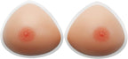 Vollence Self Adhesive Triangle Silicone Breast Forms Fake Boobs Mastectomy Prosthesis Crossdresser Transgender