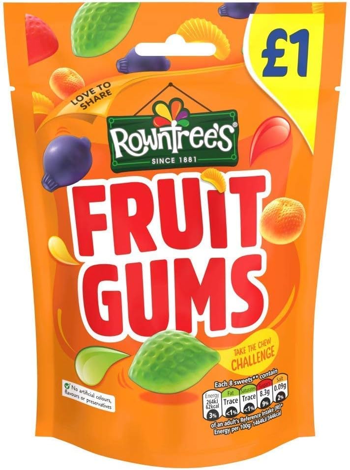 Rowntrees Fruit Gums 120g