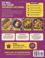 The Easiest GLP-1 High Protein Cookbook for Weight Loss: 100+ Delicious Low Carb Recipes to Protect Muscle, Reduce Side Effects, and Keep the Weight Off | Stress-Free 60-Day Meal Plan