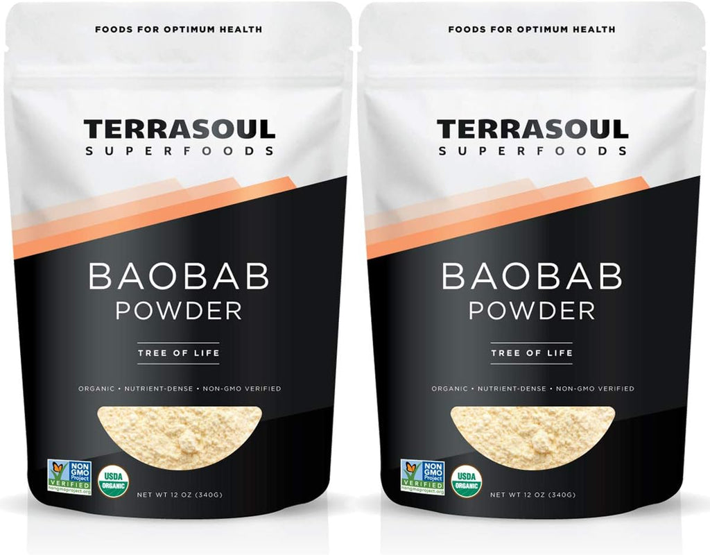 Terrasoul Superfoods Organic Baobab Fruit Powder, 1.5 Pounds