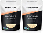 Terrasoul Superfoods Organic Baobab Fruit Powder, 1.5 Pounds