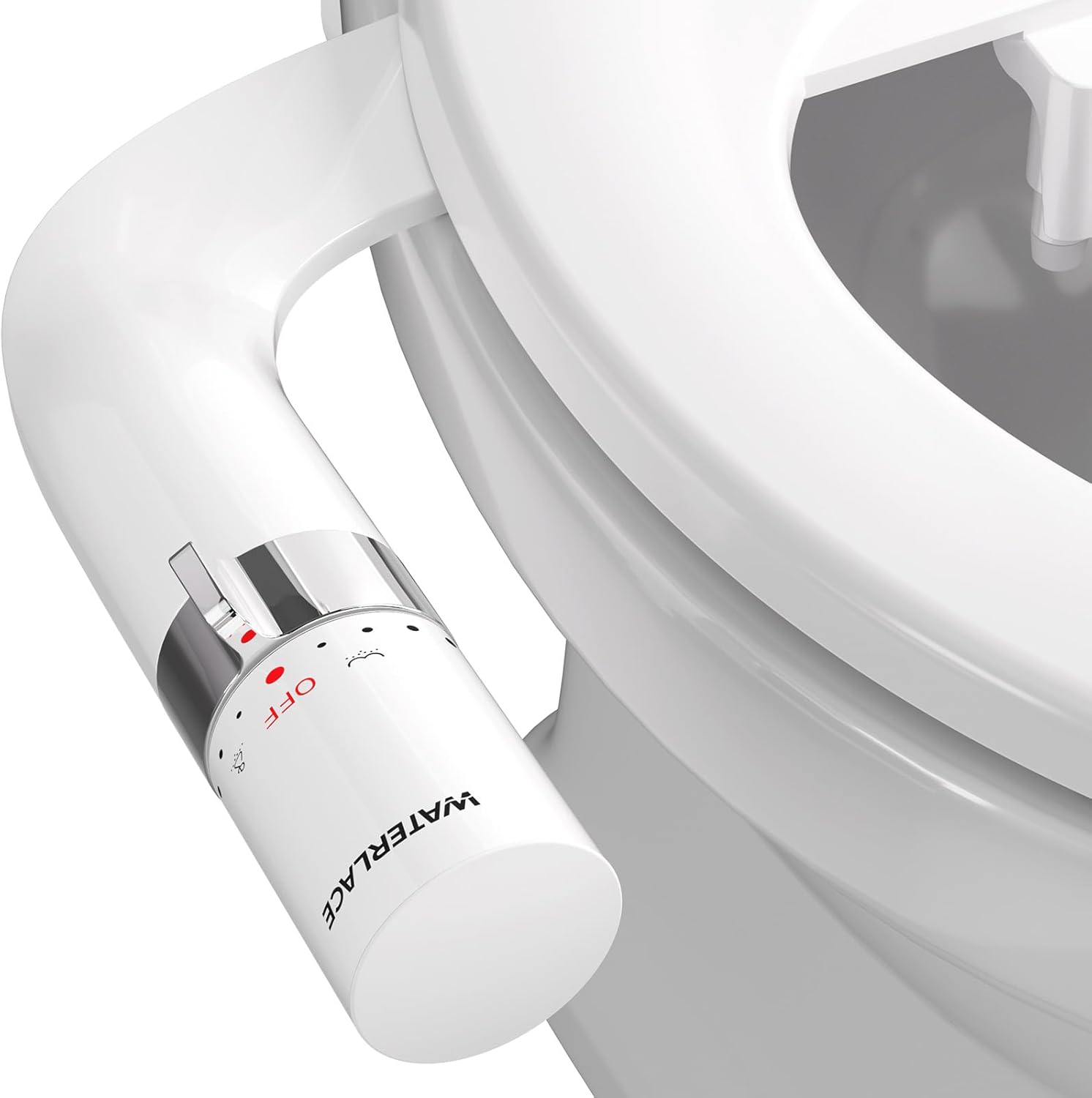 Bidet Attachment for Toilet Seat Sprayer - Non Electric Dual Nozzle with Cold Water - Self Cleaning, Portable Toilets Bathroom Spray for Butt Wash - Easy, Slim, Adjustable Pressure Control Rv Bidets