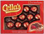 Cella's Milk Chocolate Foil Wrapped Cherries 12 Count Gift Box
