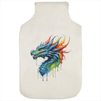 Azeeda 'Colourful Dragon' Hot Water Bottle Cover (HW00050483)