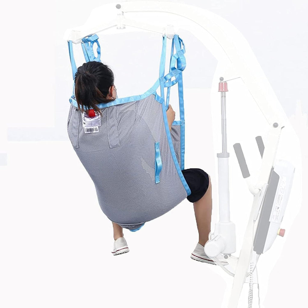 Transfer Nursing Sling Lift Sling, Universal Full Body Lift Sling, Toileting Sling Devices Full Body Elevation, One Piece Lift Sling, Maximum Load 275kg, Excluding Cranes, Small