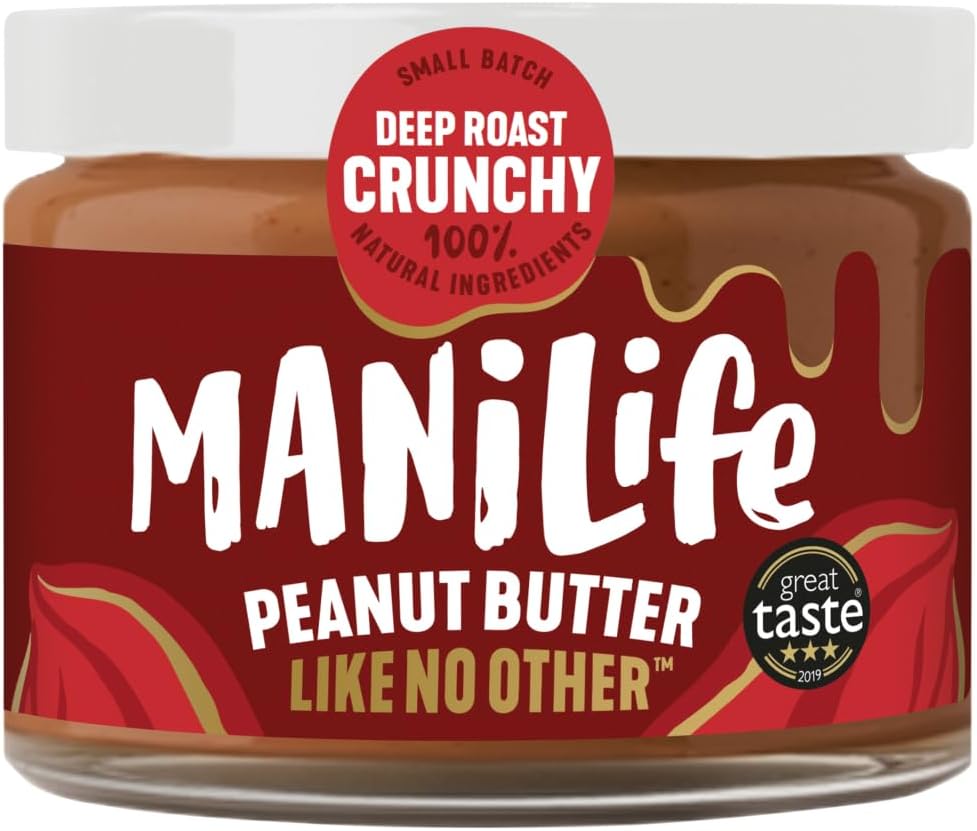 MANILIFE Deep Roast Crunchy Peanut Butter, 295 GR