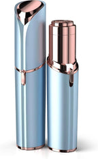 Facial Hair Remover for Women - as Seen on TV Painless Face Shaver - Electric Hair Removal Device for Face Lips Peach Fuzz with Light (Blue)