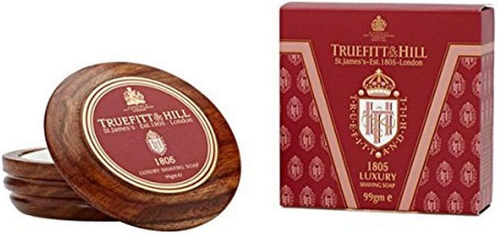 Truefitt & Hill Luxury Shave Soap in Wooden Bowl- 1805 (3.3 oz)