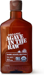 Organic Agave In The Raw Agave Nectar, 18.5 oz., Made With Blue Agave From Mexico, USDA Organic, Non-GMO Project Verified, Kosher Vegan and Low Glycemic Index