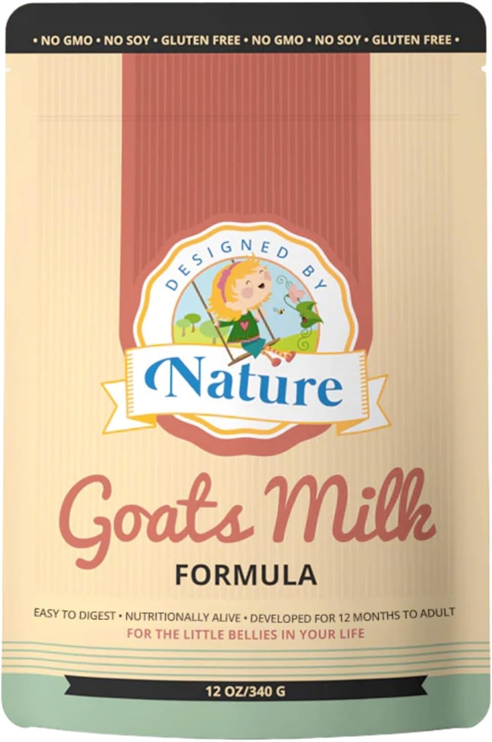 Goat Milk Formula - MADE IN THE USA - Easy to Digest All Life Stages Formula (12 months and above) - Hypoallergenic - Non-GMO, Gluten FREE, Soy FREE, Heavy Metal FREE, Pesticides and Chemical FREE - Gentle on Sensitive Tummies - Natural Whole Ingredients.