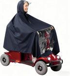 Mobility Scooter Rain Cover for Riding, Mobility Scooter Accessories, Electric Scooter Cover Waterproof Outdoor Poncho Accessories, Enclosed Mobility Scooters for You, Protect from Rain Snow and Sun