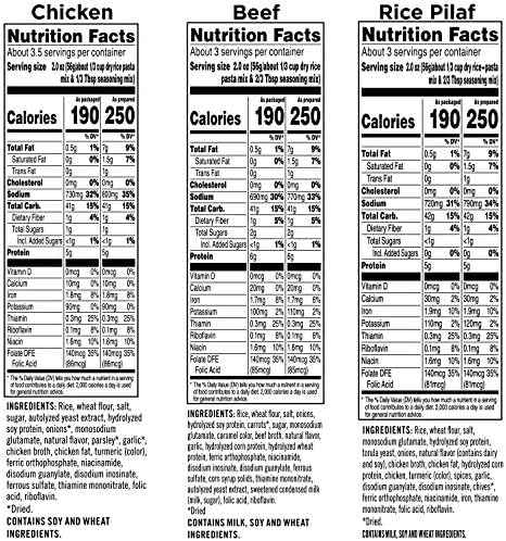 Rice-A-Roni Dinner Classics Variety Pack, 10 Piece Assortment