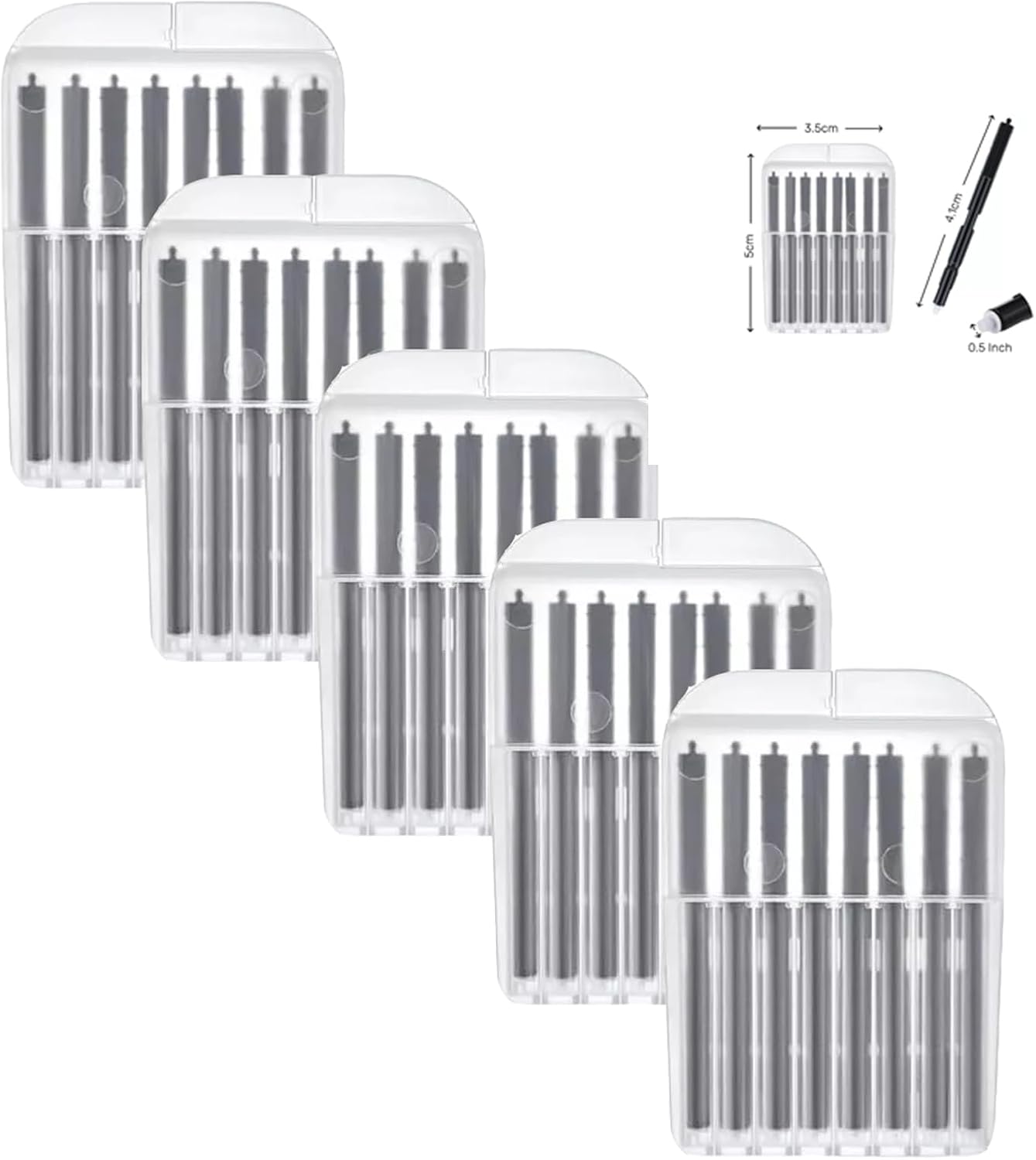 Phonak Hearing Aids Filters Wax Guards, Resound Wax Traps Hear Clear Cleaning kit Accessory (40 Filters) Hear Clear Hearing Aid Accessories