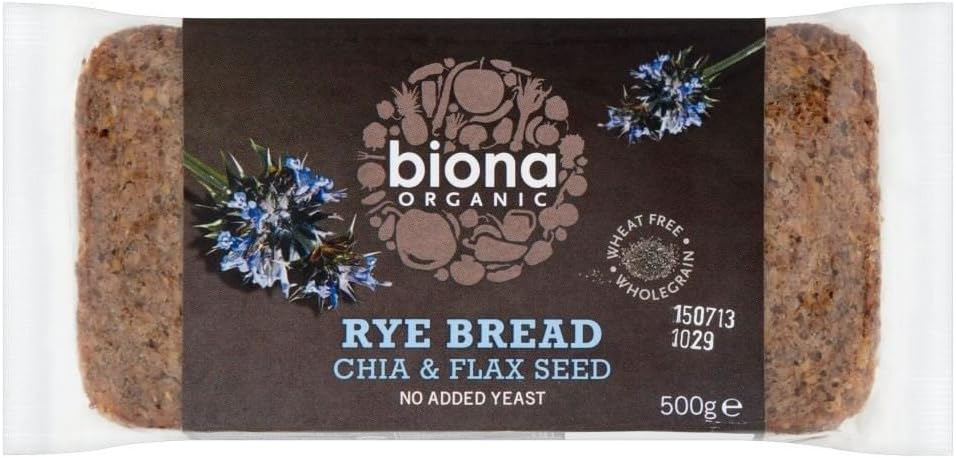Biona Organic Rye Chia & Flax Bread (500g)