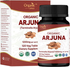 Arjuna 120 Tablets – USDA Organic Terminalia Arjuna Supplement – Supports Heart & Cardiovascular Health*