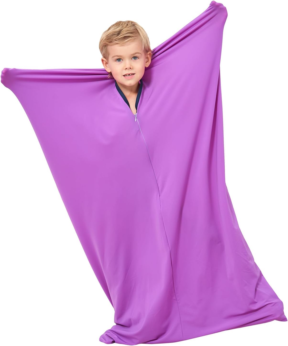 Sensory Body Sock for Kids,Sensory Sack for Relaxation, Focus,Sensory Integration,Body Sock (Medium 47''×27'')