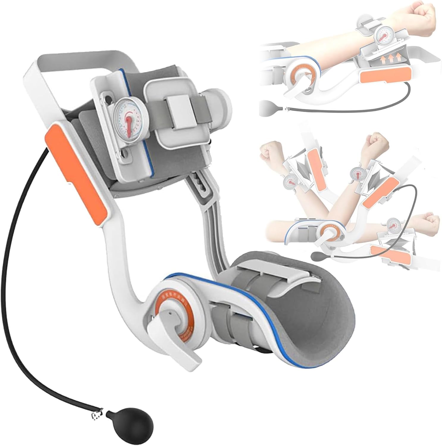 Electric Elbow Joint Rehabilitation Device, Upper Limb Arm Rehabilitation Training Device, Full Angle Adjustment, Flexion and Extension Training, Used for Wrist and Elbow Injury Recovery