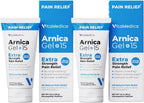 VitaMedica Arnica Gel Plus 15 Healing Plant Compounds, Extra Strength Formula for Bruising, All-Natural Plant-Based Topical Gel, 2-Pack