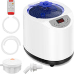 Sauna Steamer Machine, 3L Portable Sauna Steamer, 1200W Sauna Heater, Indoor Sauna Steamer Pot with Remote Control, 15 Heating Levels, Timer, Steam Generator for Sauna, Home Spa Sauna Accessories
