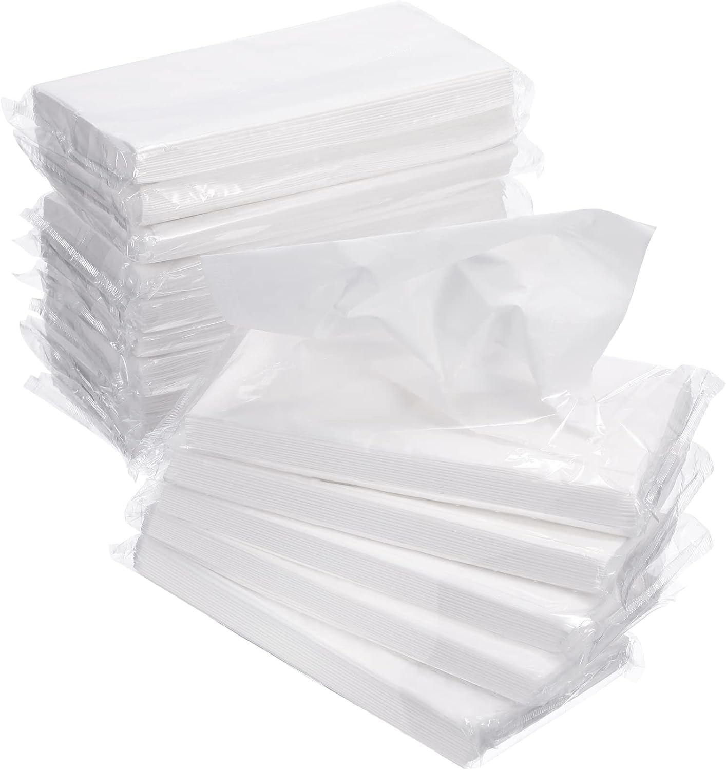 Car Tissue Refills, Auto Travel Tissue Packs, Facial Napkin Refills for Car Visor Tissue Holder - 3-Ply 36 Sheets/Pack - 12Packs
