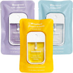 Touchland Hydrating Hand Sanitizer Spray – Blossom Trio Set (Pure Lavender, Vanilla Blossom, Rainwater) – 3 x 1 FL OZ Travel Size Mists