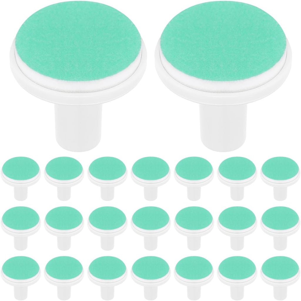POPETPOP Baby Electric Nail File Replacement Pads 24 Pcs Grinding Heads for Infant Toddler Nail Trimmer Safe Soft Sandpaper Material Easy Install